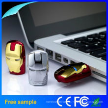 Venta al por mayor de Metal Iron Man USB Flash Drive